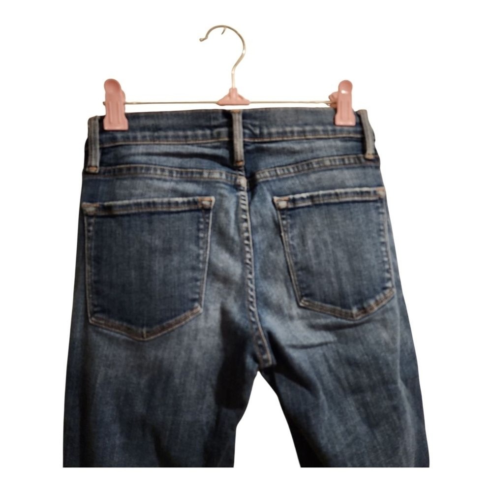Frame Skinny Jeans Women 26 Blue Dark Wash Designer Classic - Picture 9 of 10